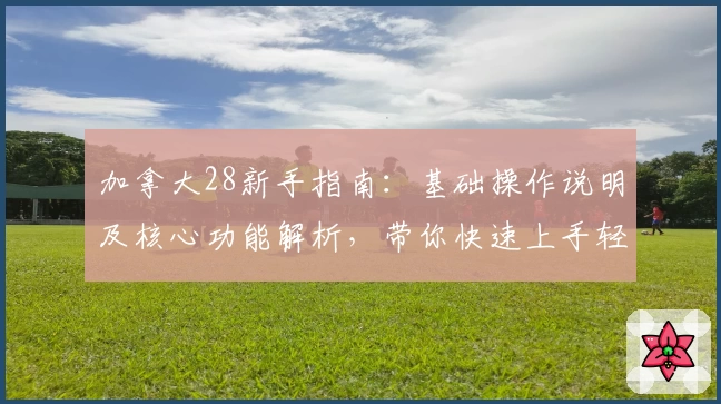 加拿大28新手指南：基础操作说明及核心功能解析，带你快速上手轻松体验